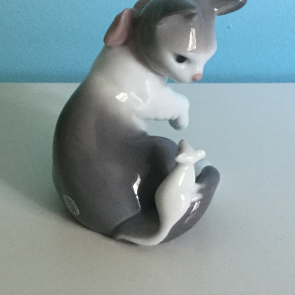 Lladro figurine 0536 Cat and Mouse - Picture 11 of 11